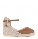 Espadrilles Campesina donna in suede camel