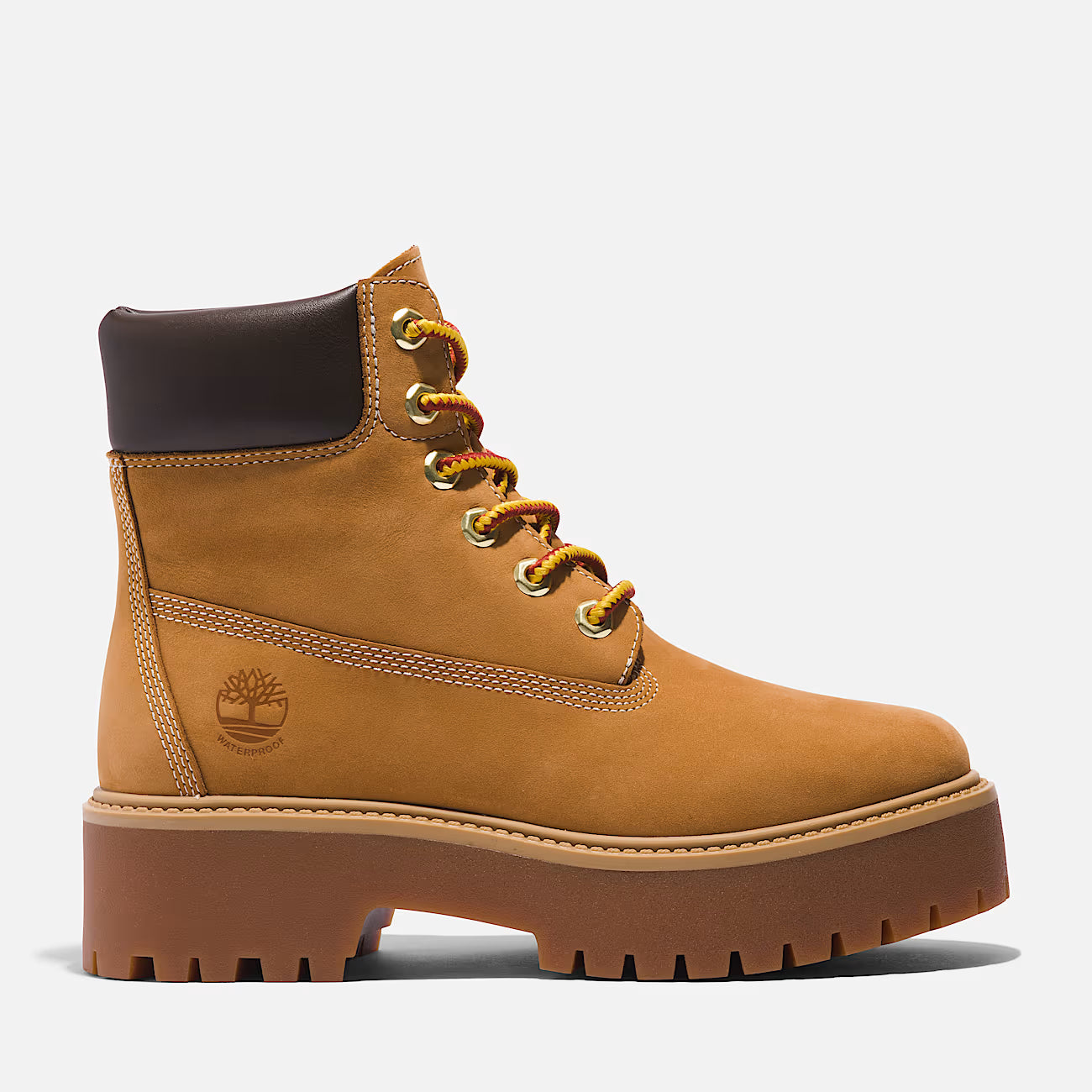 TIMBERLAND Stivale con Plateau Stone Street 6-Inch giallo