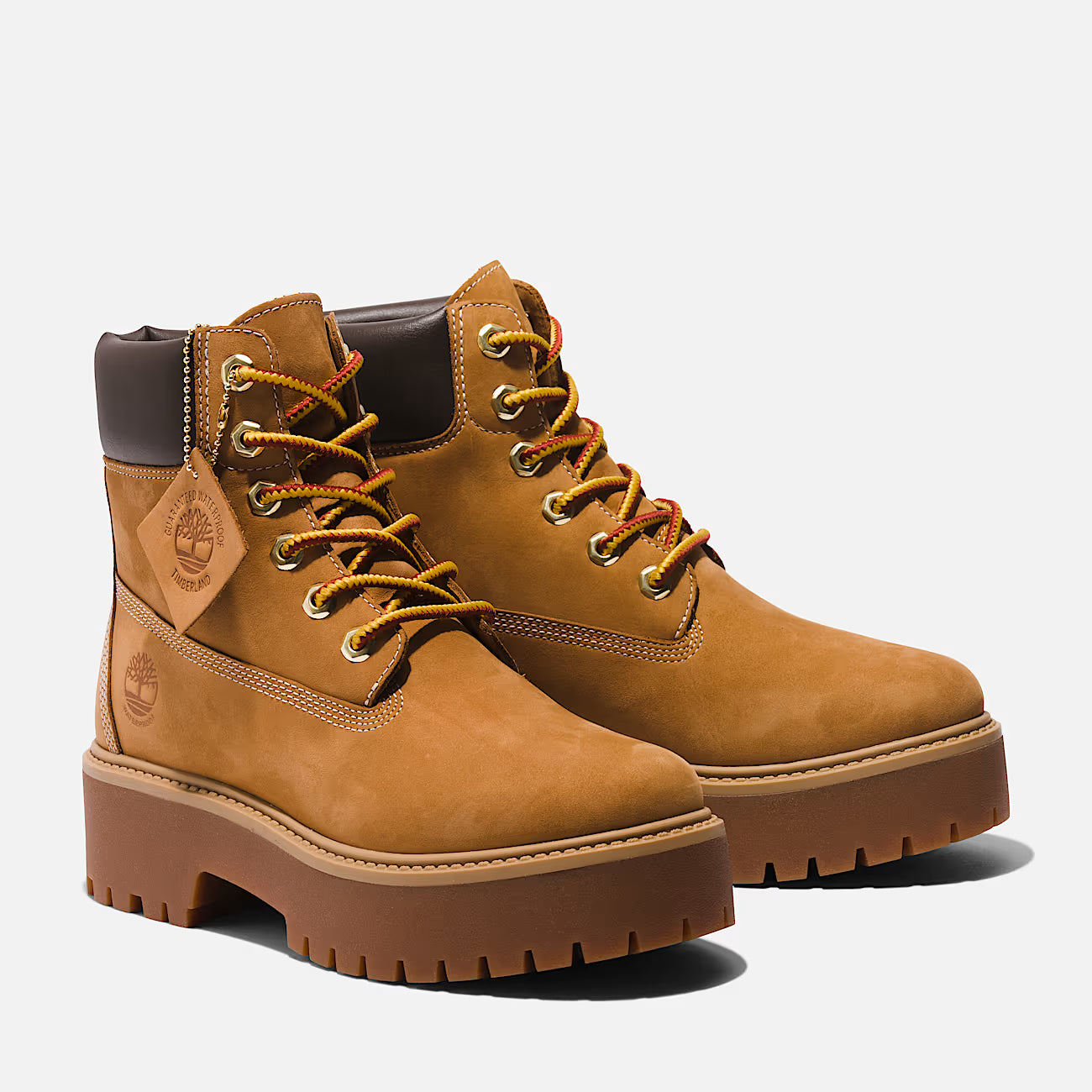 TIMBERLAND Stivale con Plateau Stone Street 6-Inch giallo