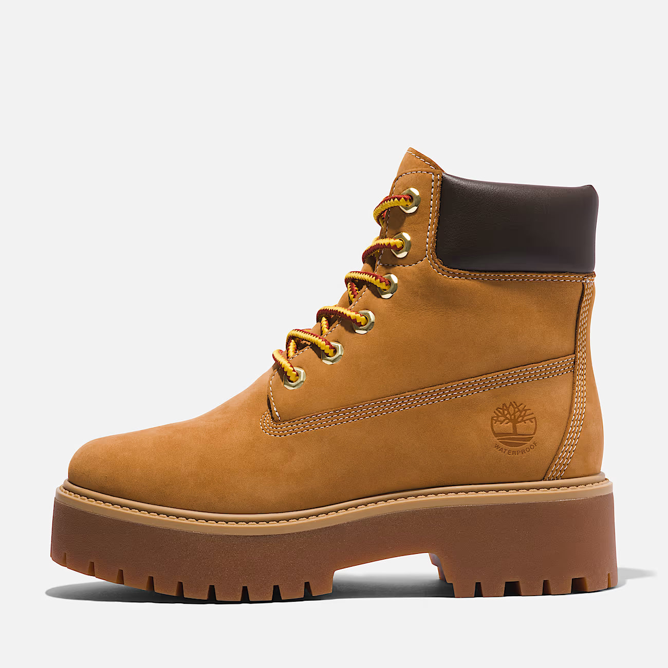 TIMBERLAND Stivale con Plateau Stone Street 6-Inch giallo