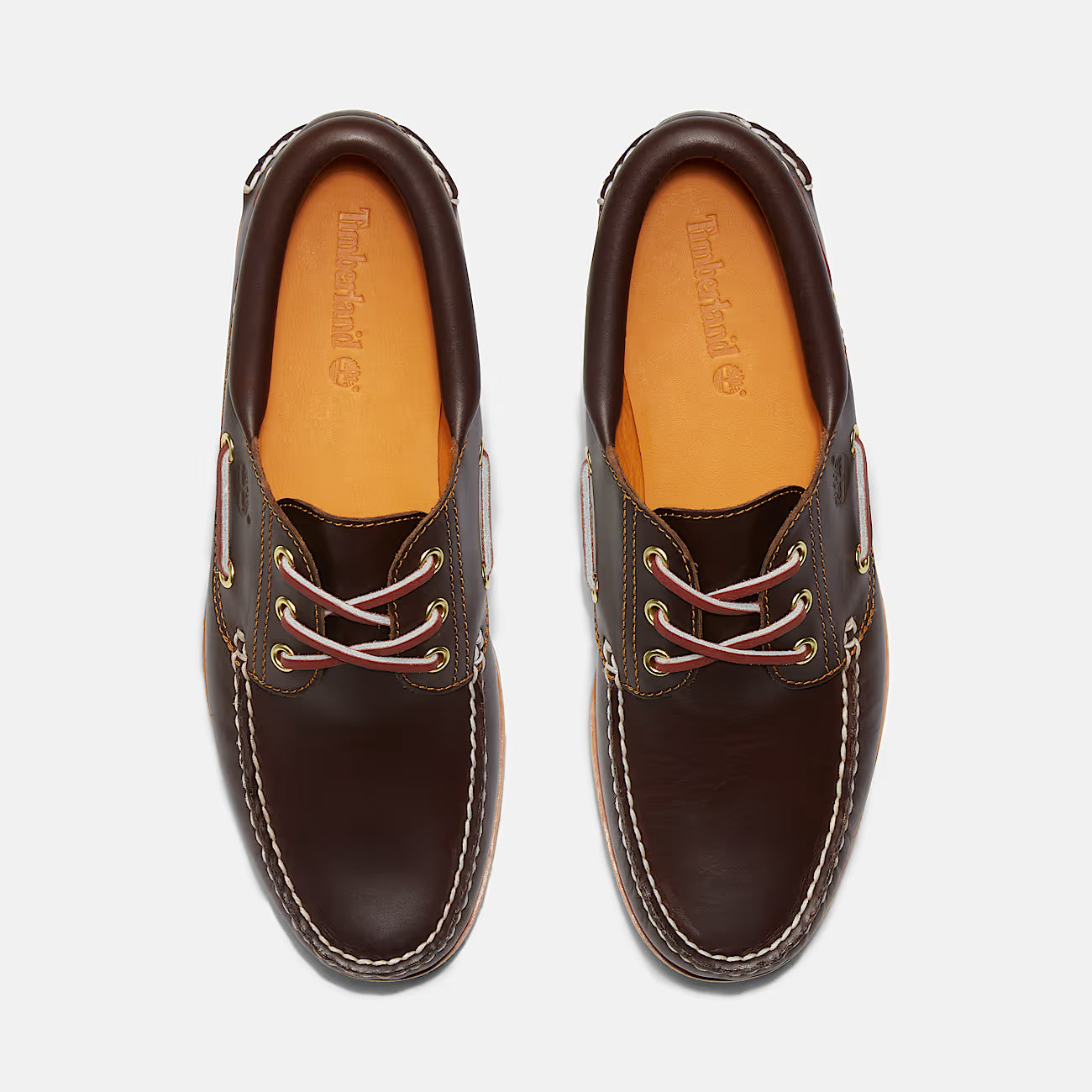 TIMBERLAND Scarpa da Barca Authentic 3-Eye Lug Handsewn marrone