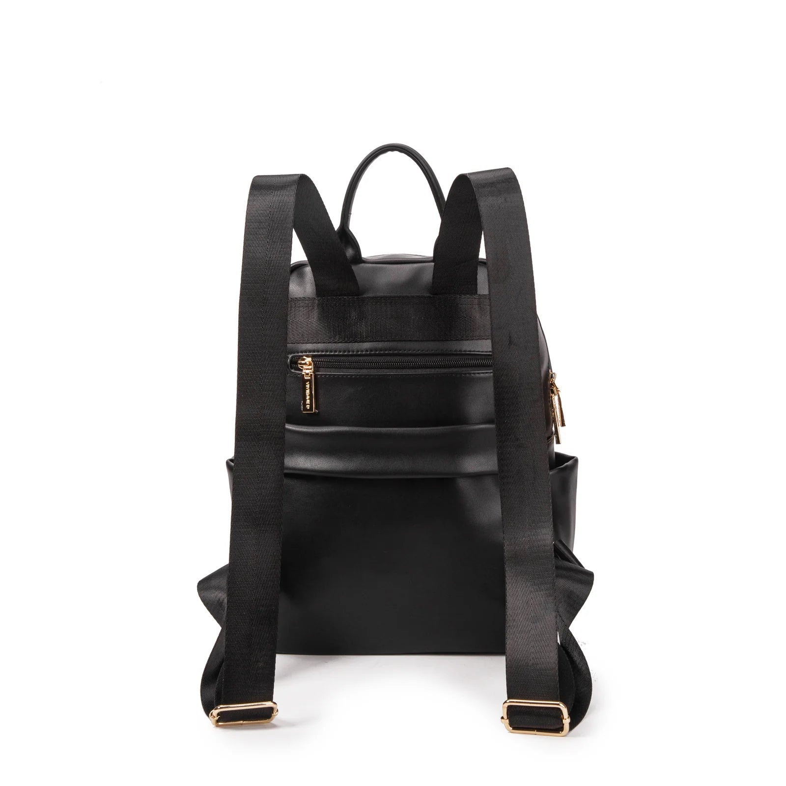 VIVIENNE D Zaino con tasca anteriore Ecopelle nero