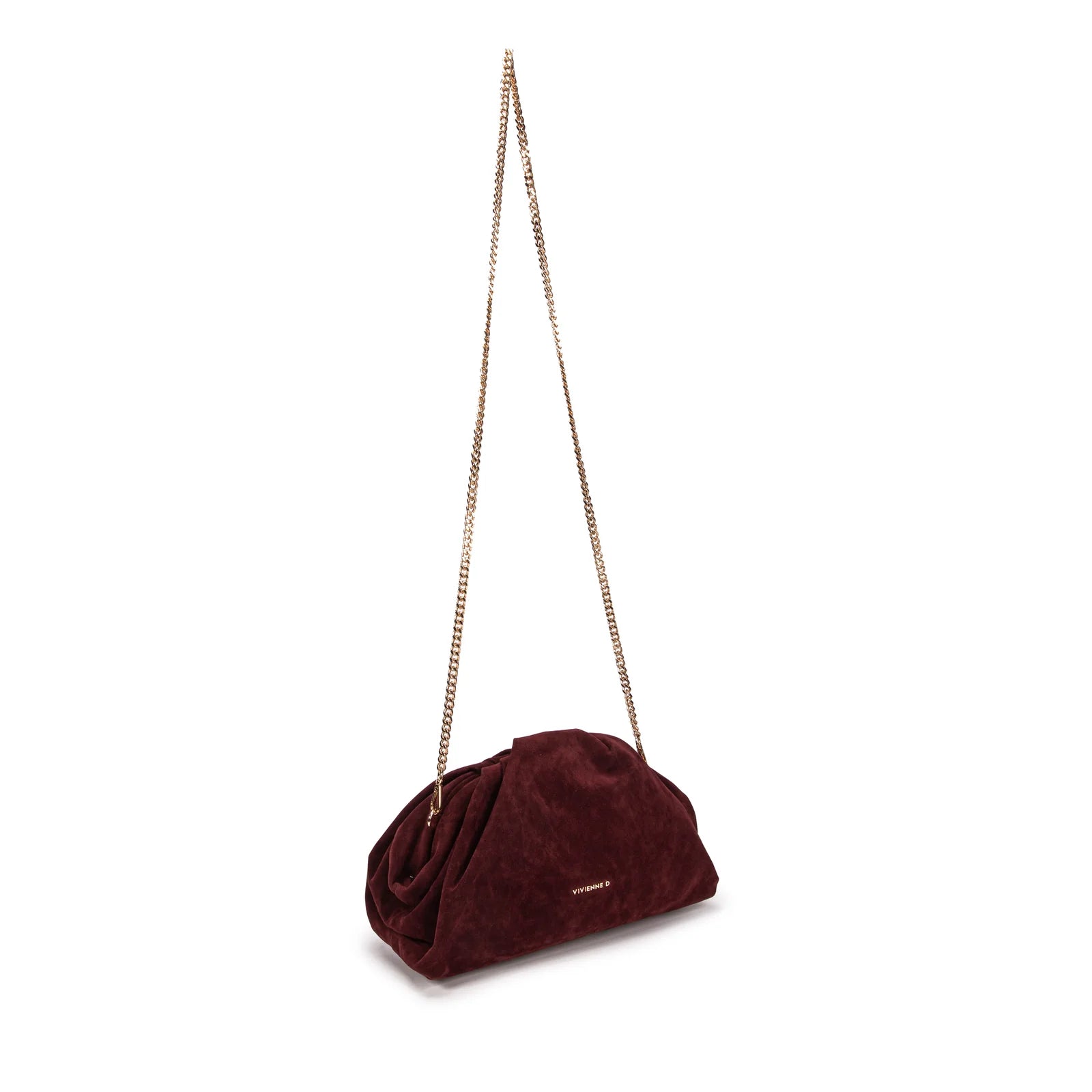 VIVIENNE D maxi pochette bordeaux