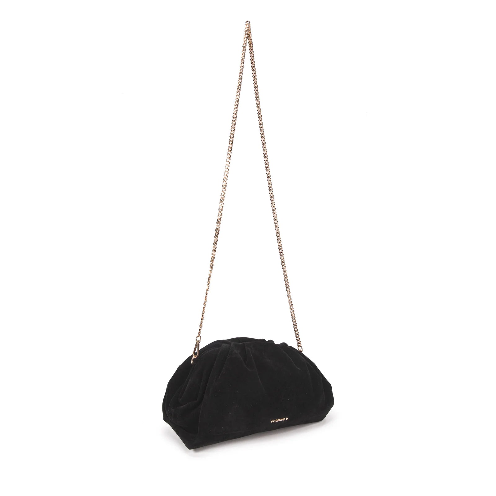 VIVIENNE D maxi pochette nero