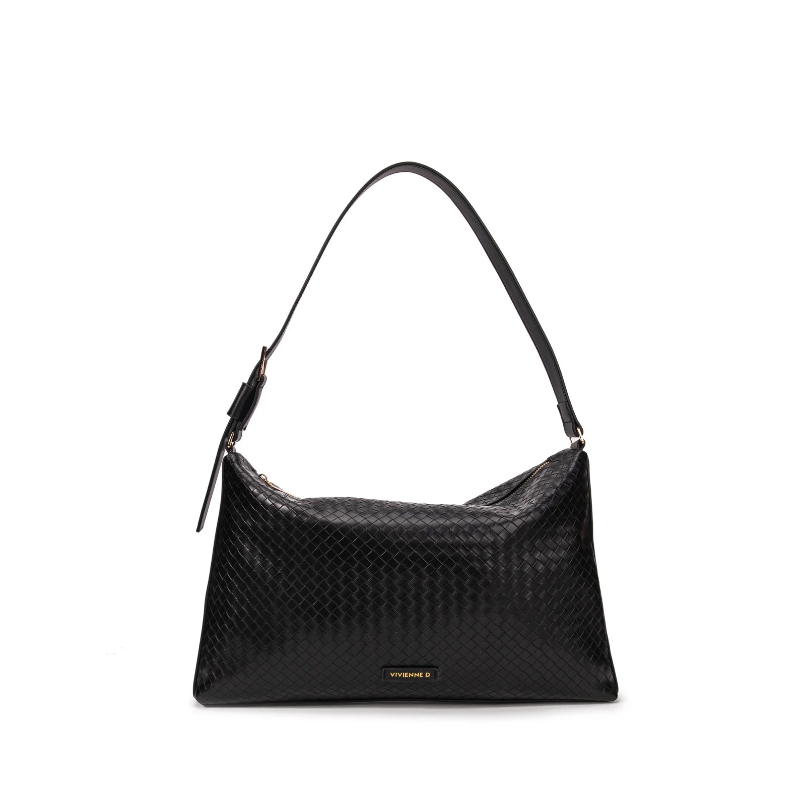 VIVIENNE D borsa a spalla twist nero