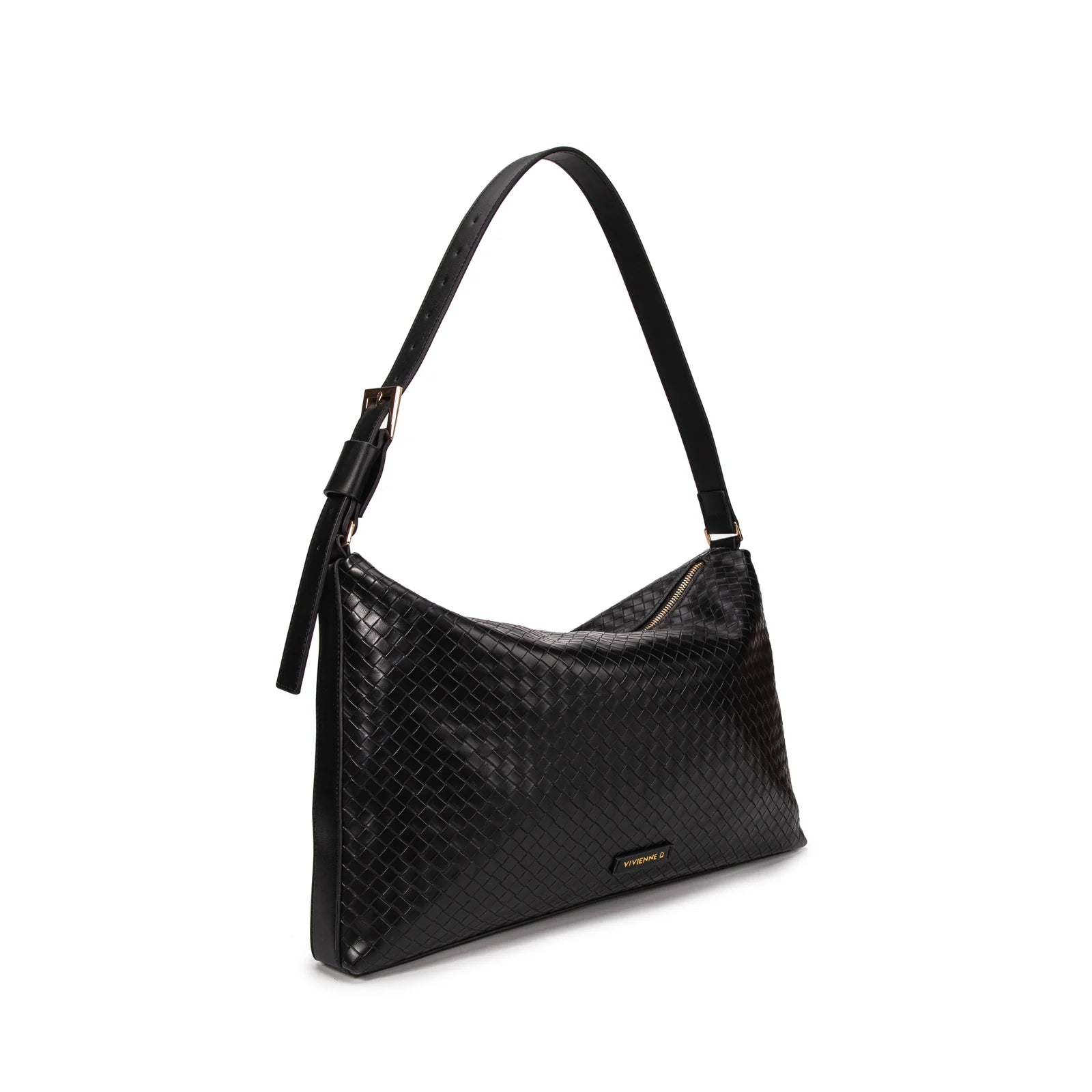 VIVIENNE D borsa a spalla twist nero