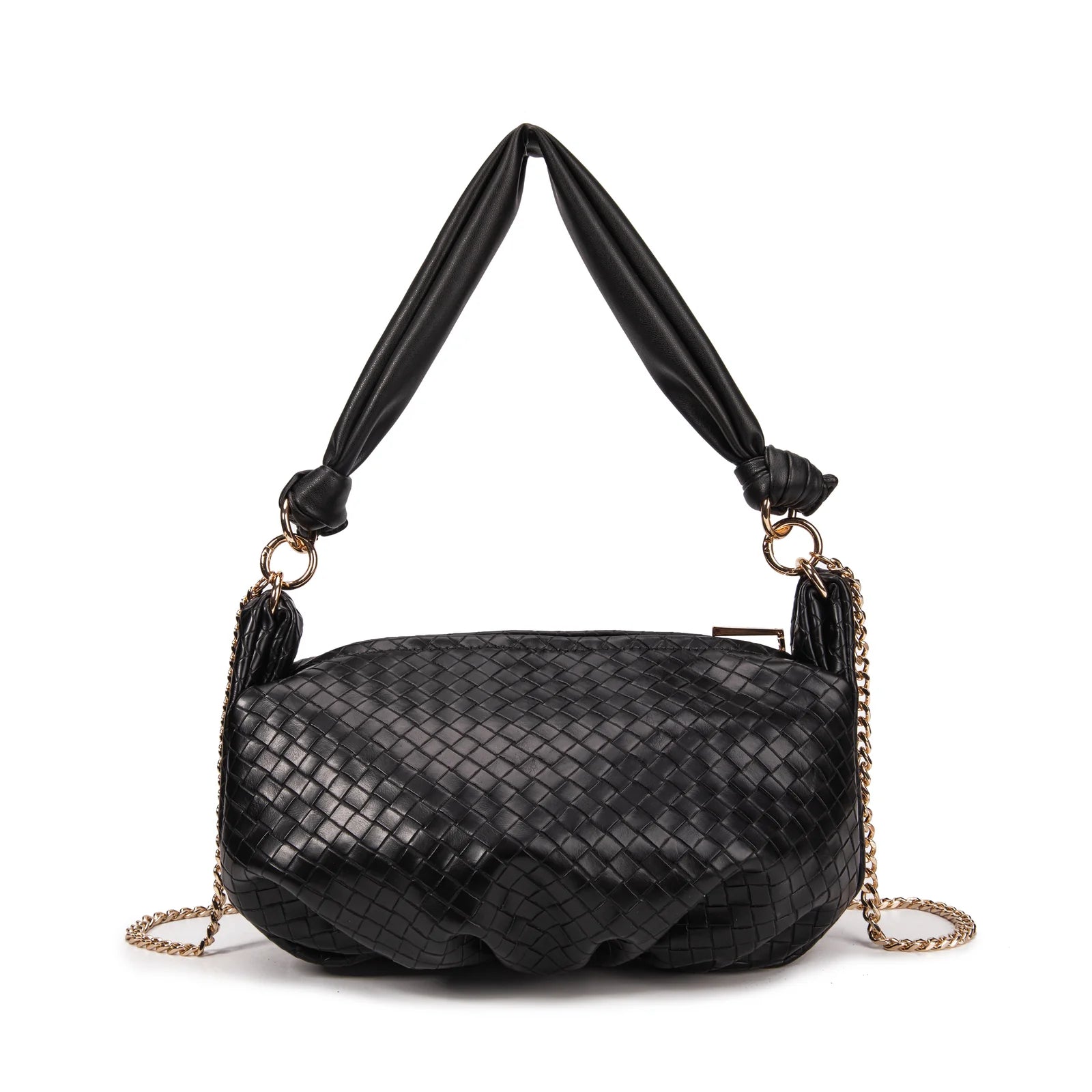 VIVIENNE D  borsa a spalla mini twist nero