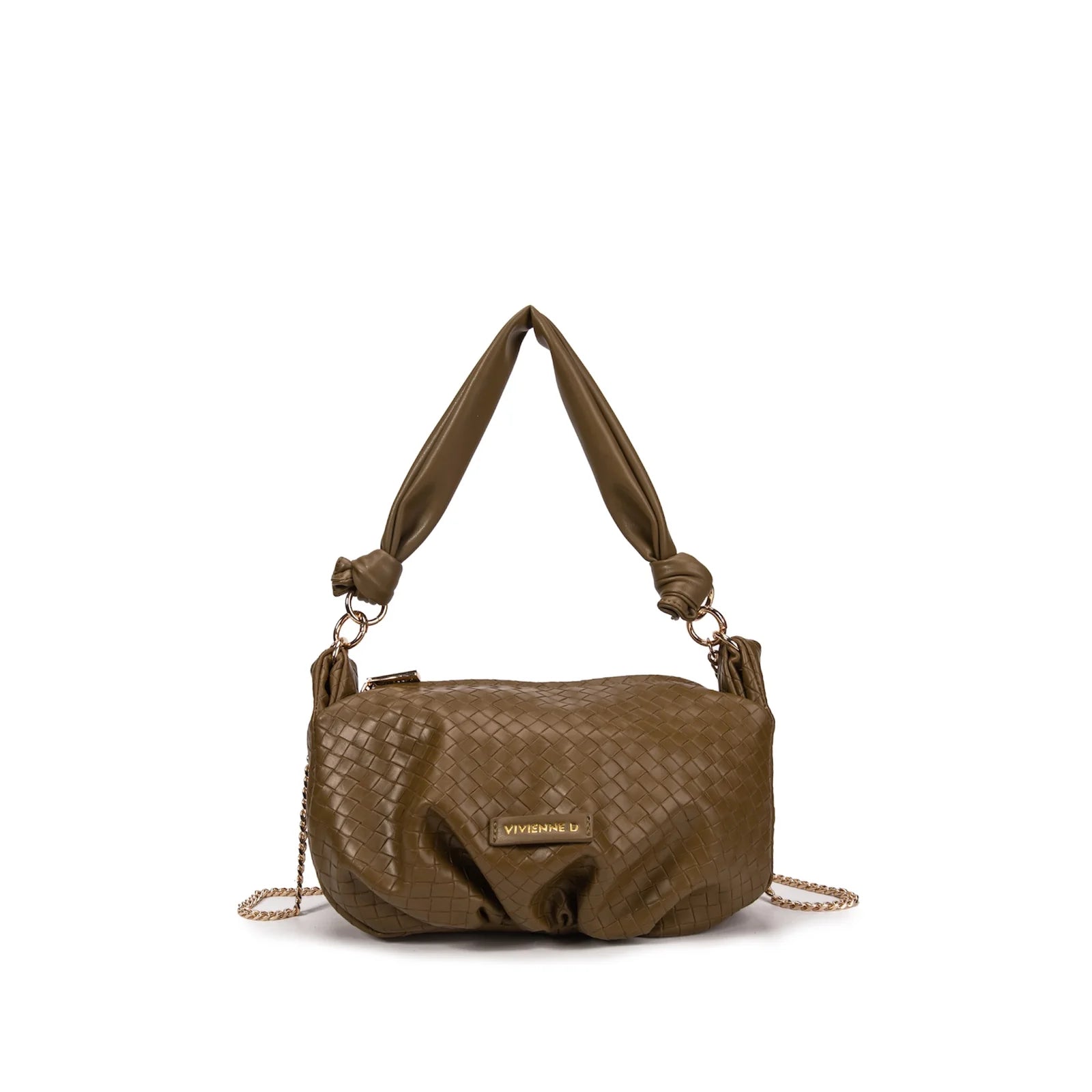 VIVIENNE D borsa a spalla mini twist verde