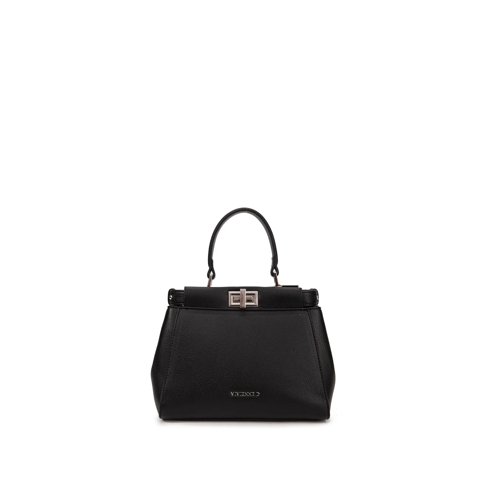 VIVIENNE D Mini bag dotata di tracolla lunga Ecopelle nero