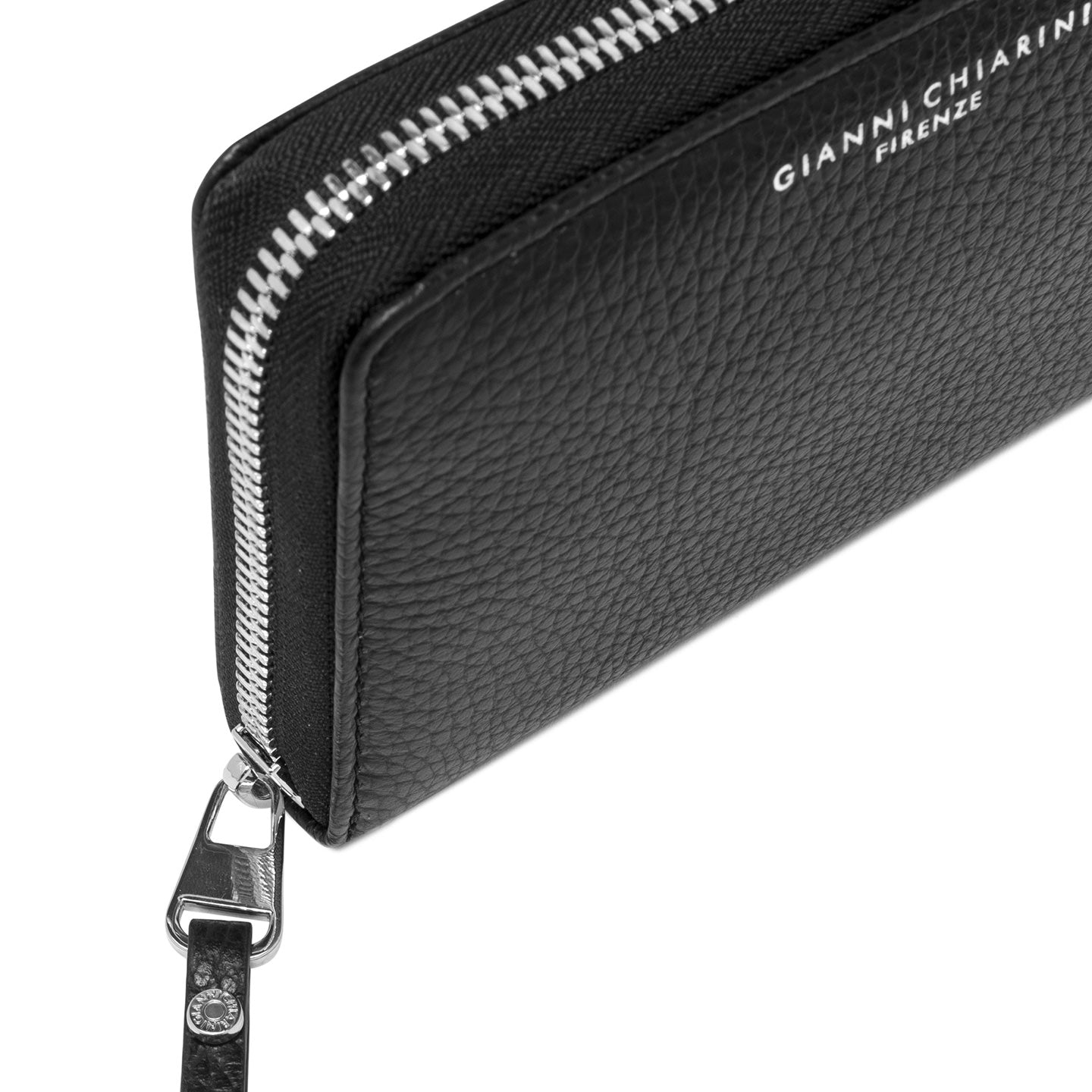 Gianni Chiarini portafogli in pelle grain nero