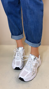 New Balance Sneakers unisex white silver