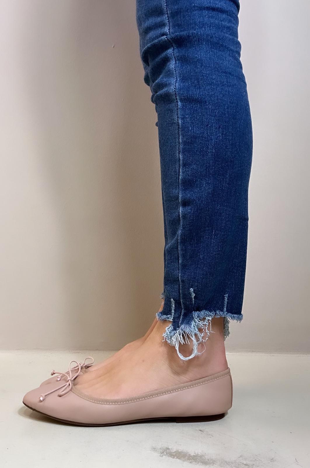 Ovyé Ballerina donna in pelle nappata color carne