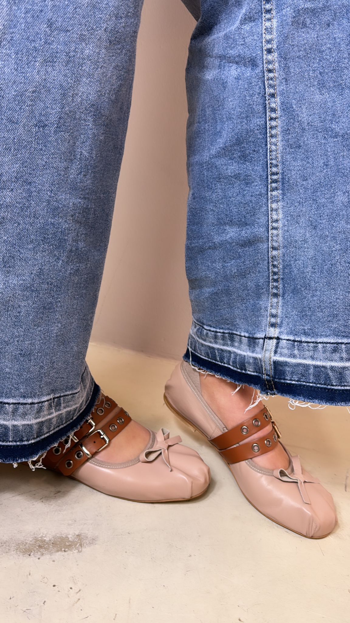 Divine Follie Ballerina in nappa nude