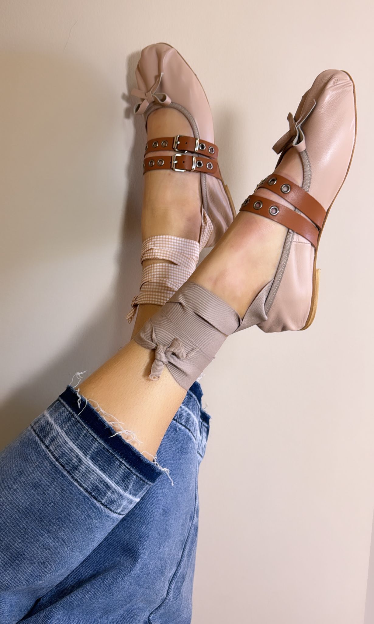 Divine Follie Ballerina in nappa nude