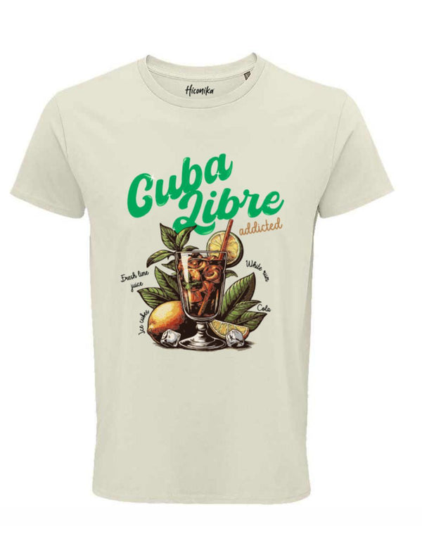 Hiconika T-shirt uomo Cuba Libre beige