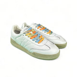 Monoway Sneakers uomo in pelle bianco multicolor