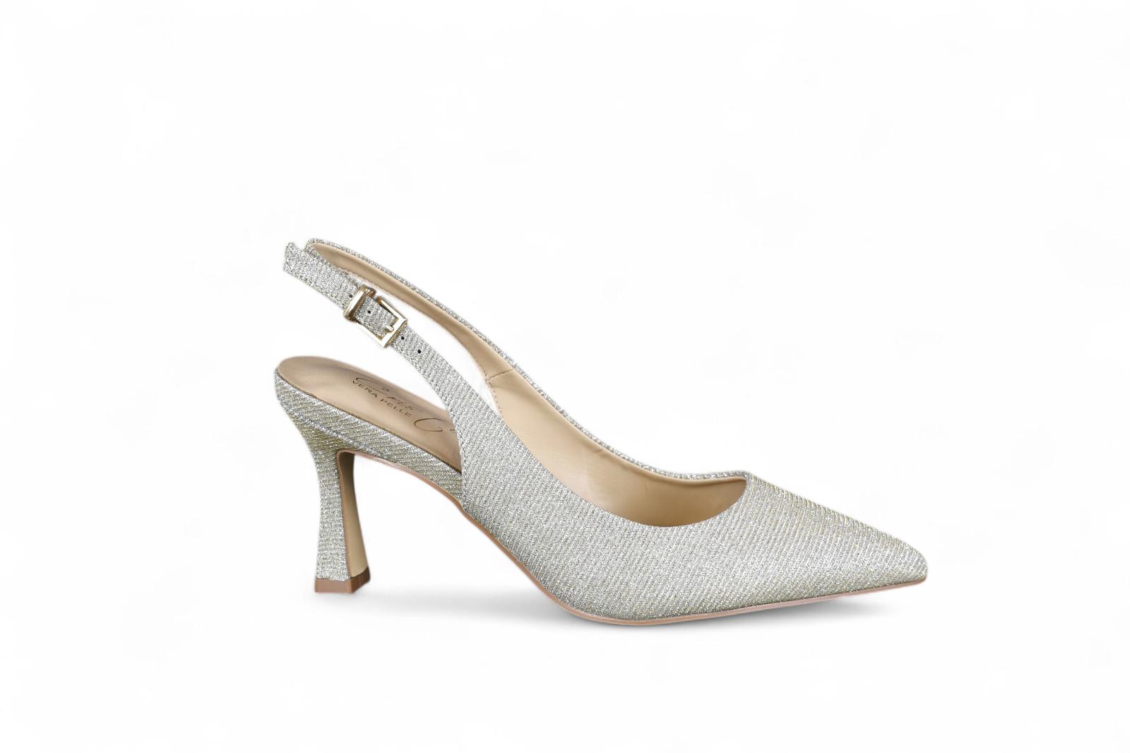 Cristin chanel donna in lurex champagne
