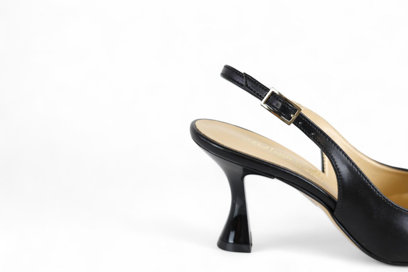 Bottega Lotti chanel donna nero con tacco 9 cm
