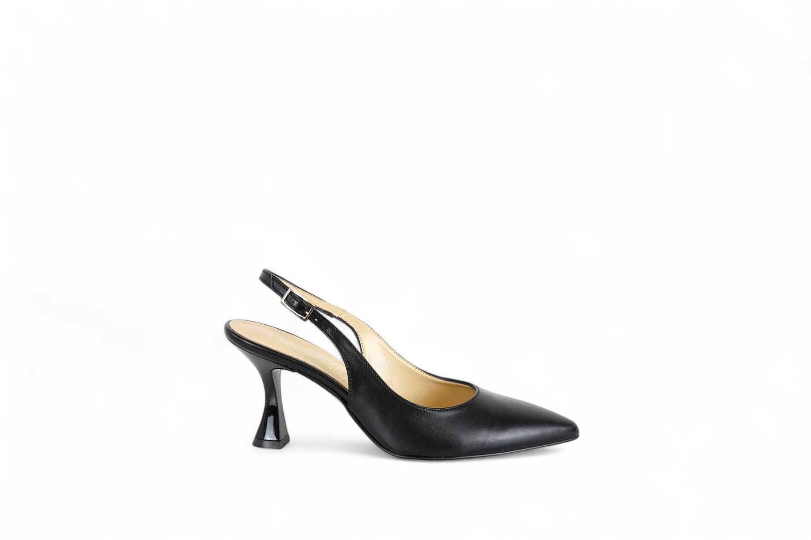 Bottega Lotti chanel donna nero con tacco 9 cm
