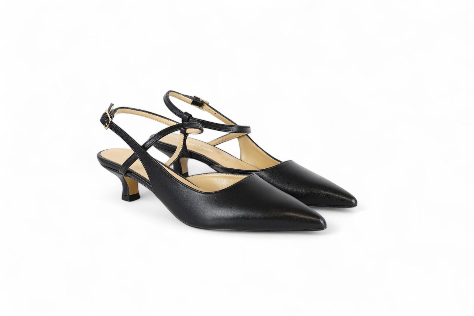 Bottega Lotti chanel donna nero con tacco 5cm