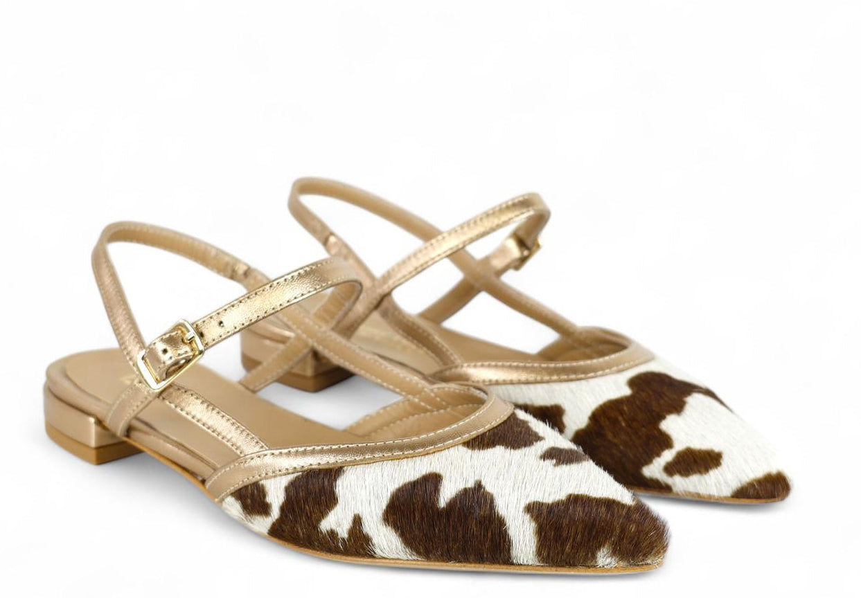 Divine Follie Slingback cavallino muccato