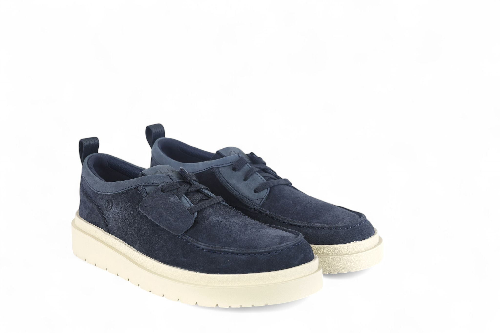 Clarks scarpa uomo allacciata in suede navy