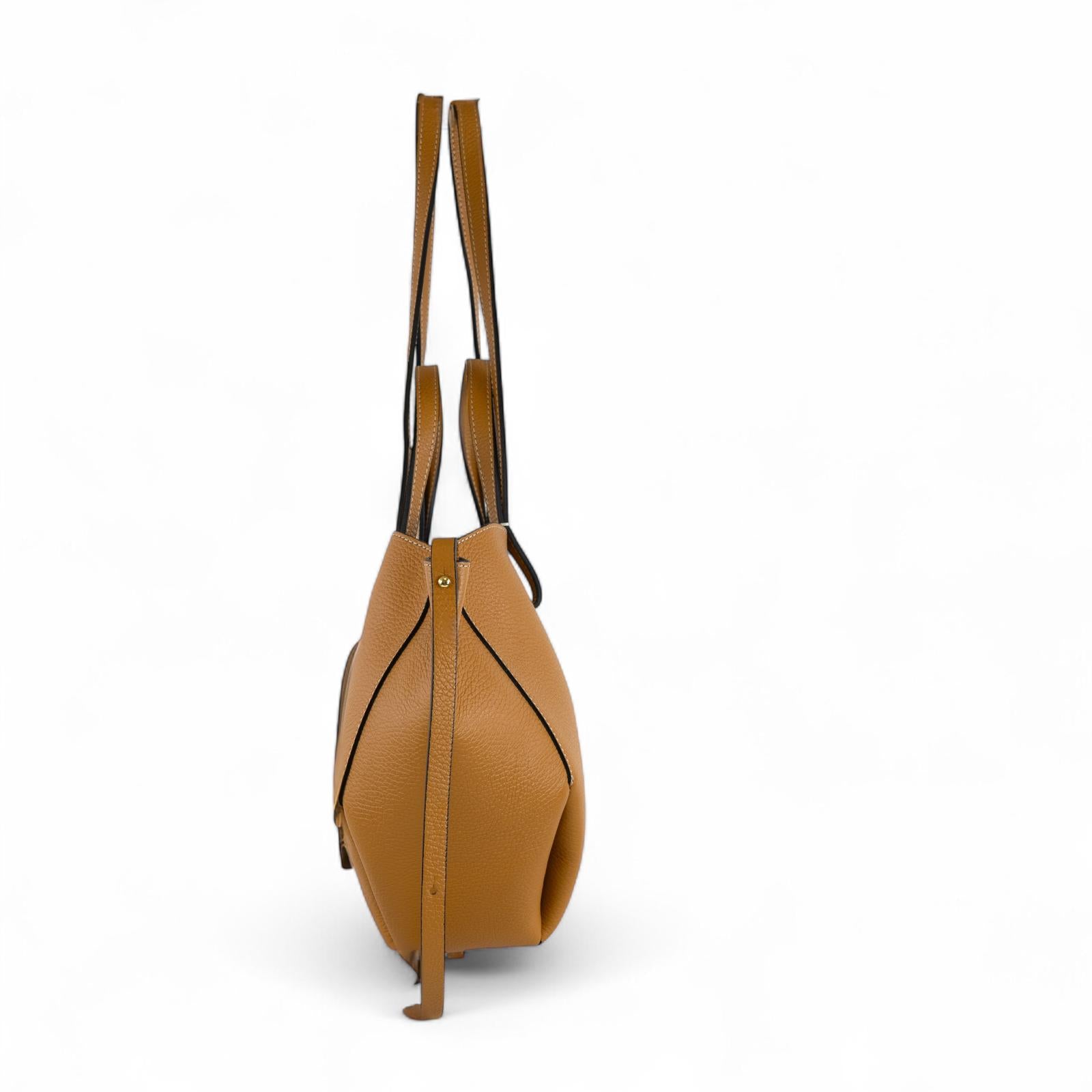 Cecile MI borsa donna in pelle cuoio modello shopper con doppi manici