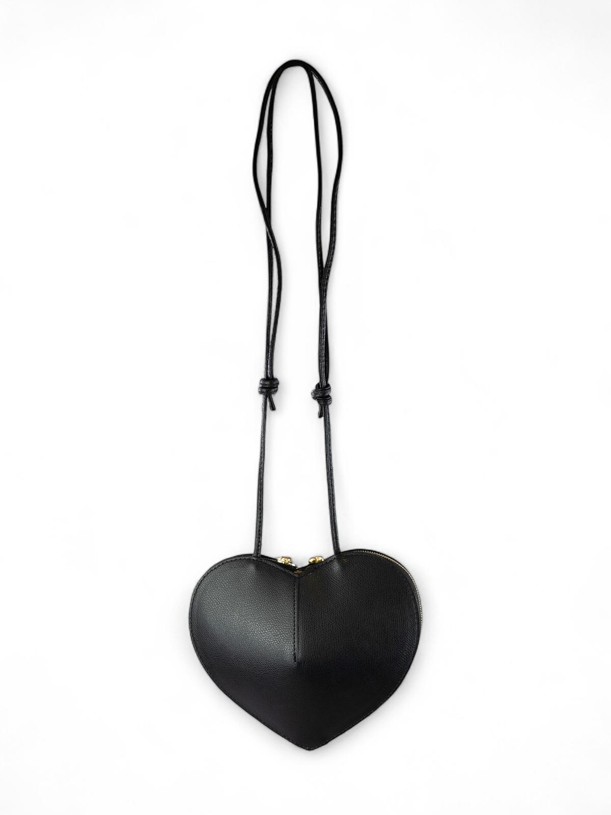 Cecile MI borsa donna a tracolla con design a forma di cuore colore nero
