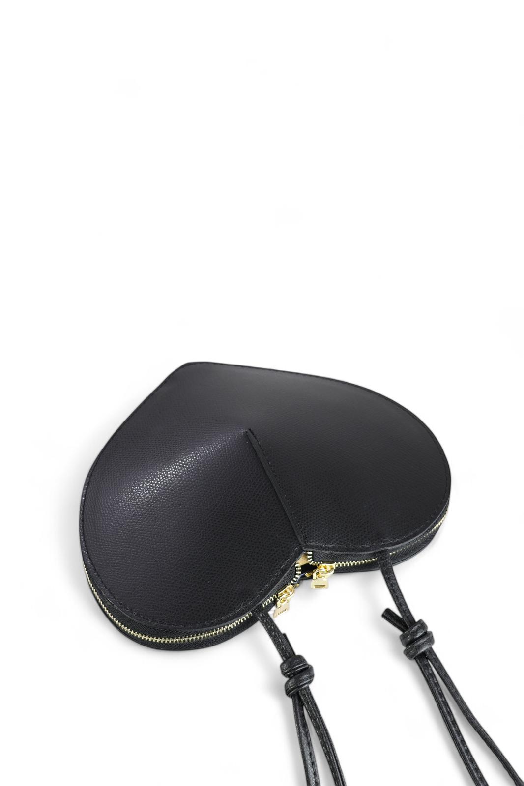 Cecile MI borsa donna a tracolla con design a forma di cuore colore nero
