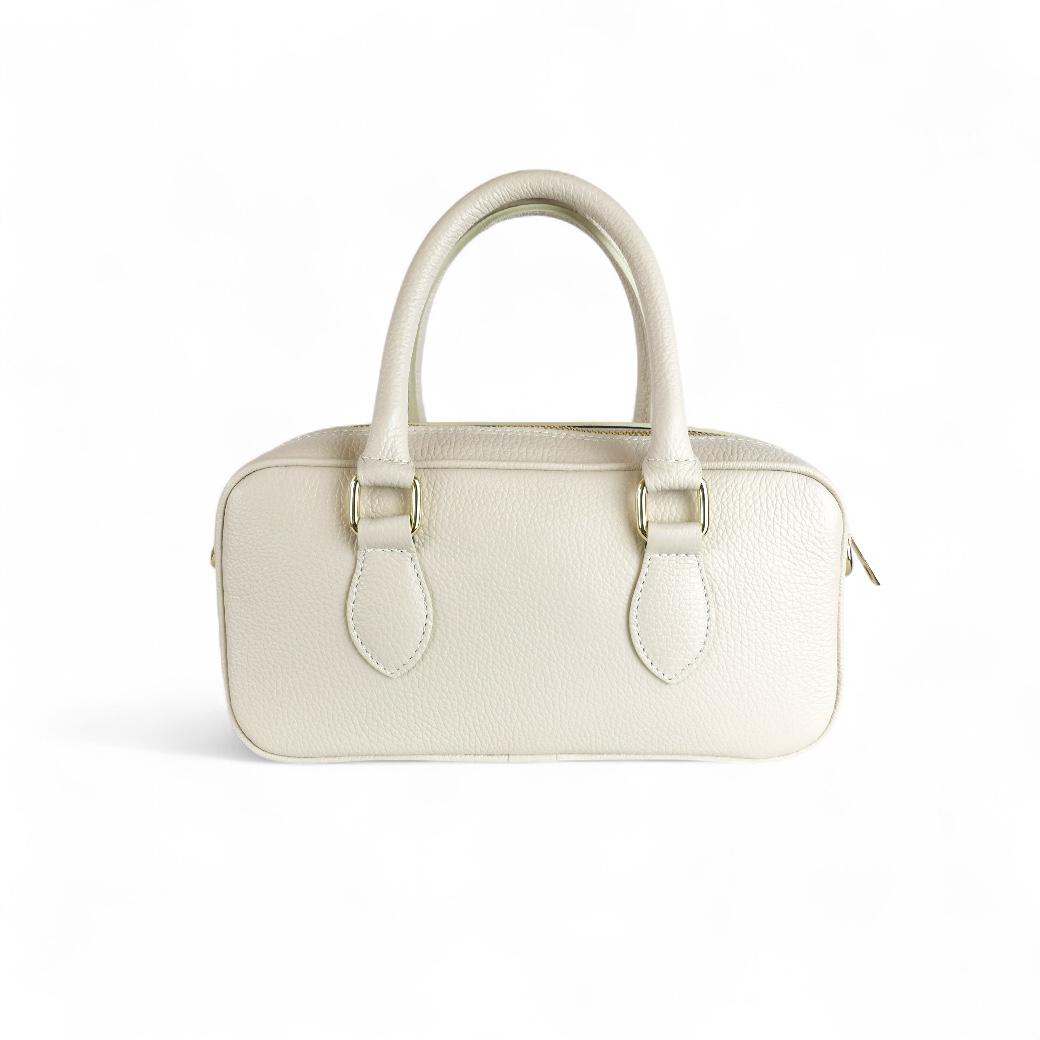 Cecile MI borsa donna in pelle color panna matelassé