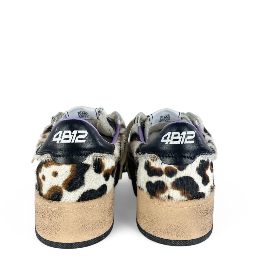 4B12 Sneaker donna dettagli pelle play new sky cow
