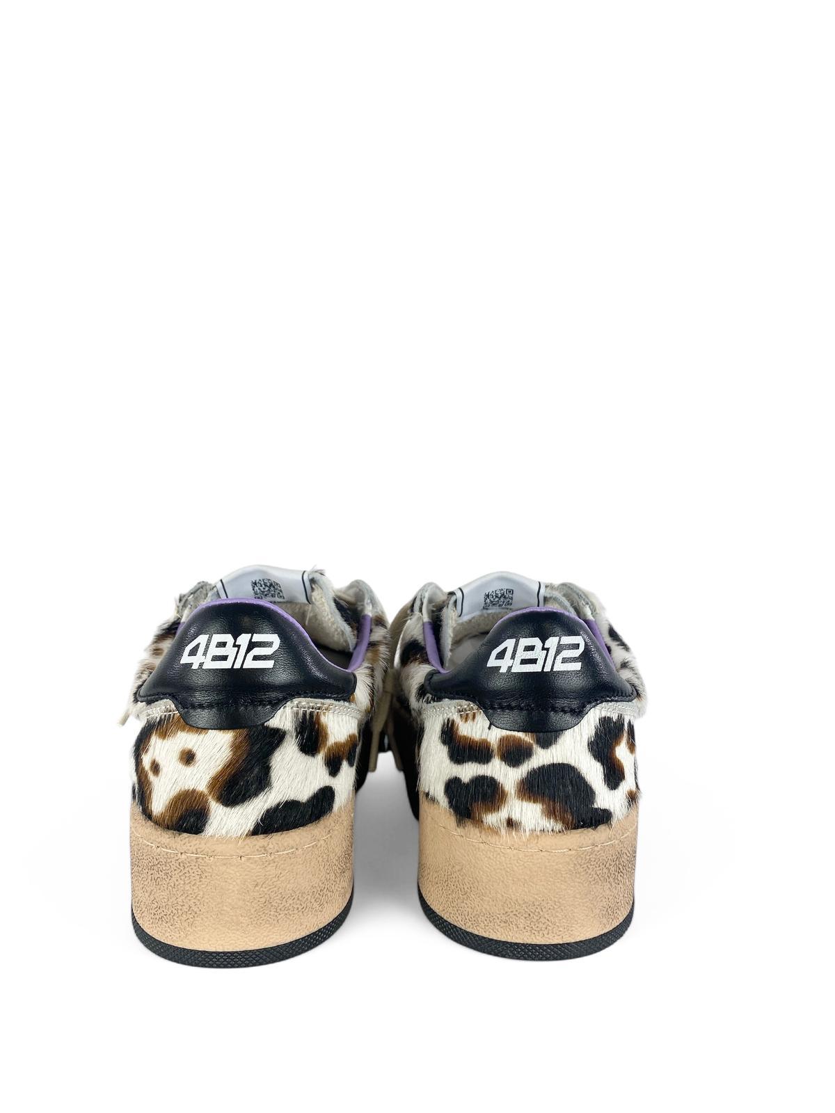 4B12 Sneaker donna dettagli pelle play new sky cow