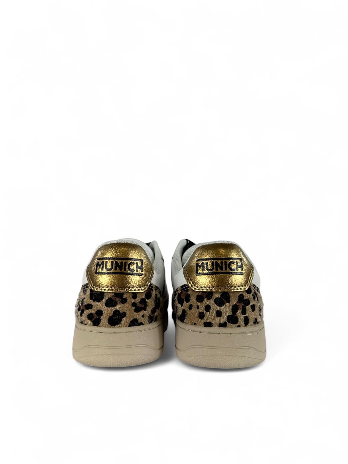 MUNICH Sneaker donna con dettagli animalier legit99 bianco