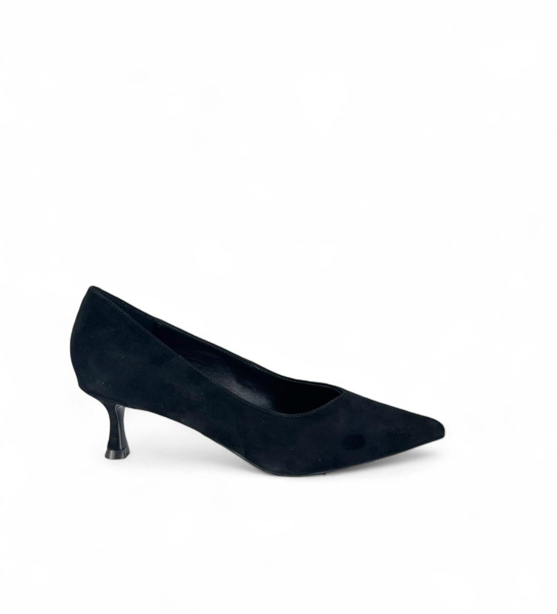 CHICONIC Scarpa donna modello décolleté in camoscio 5cm nero