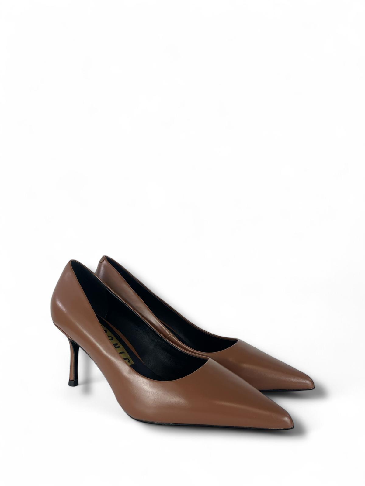 CHICONIC Scarpa donna modello décolleté in vitello 7cm cuoio