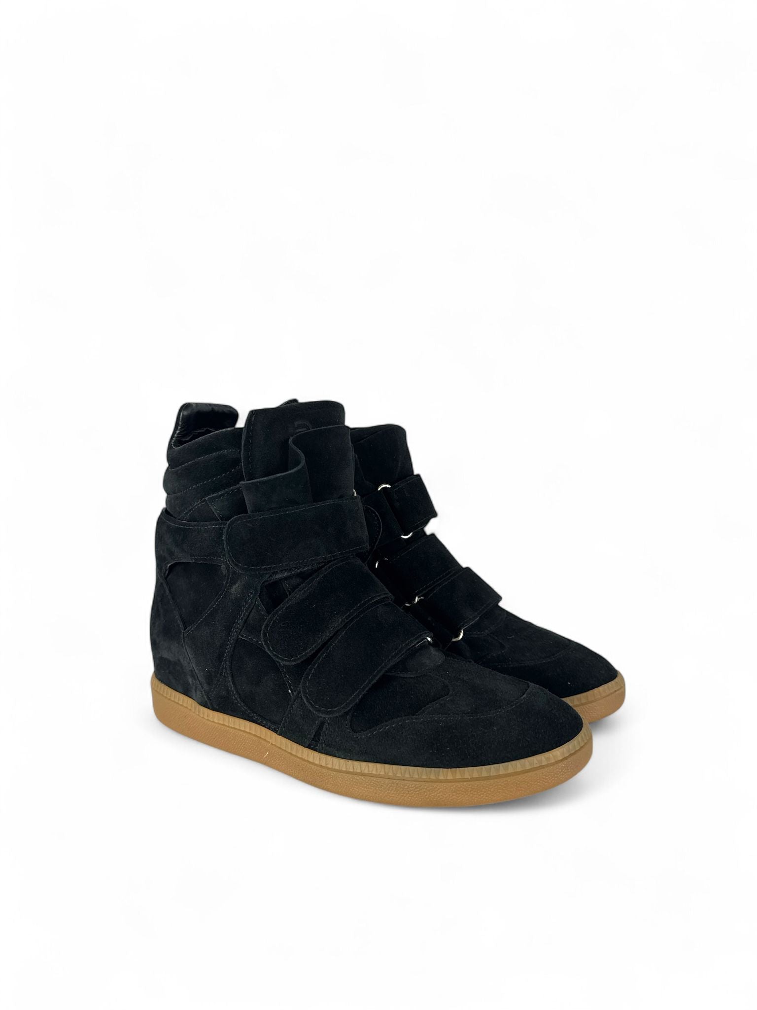 DIVINE FOLLIE Sneaker donna in crosta con zeppa interna nero