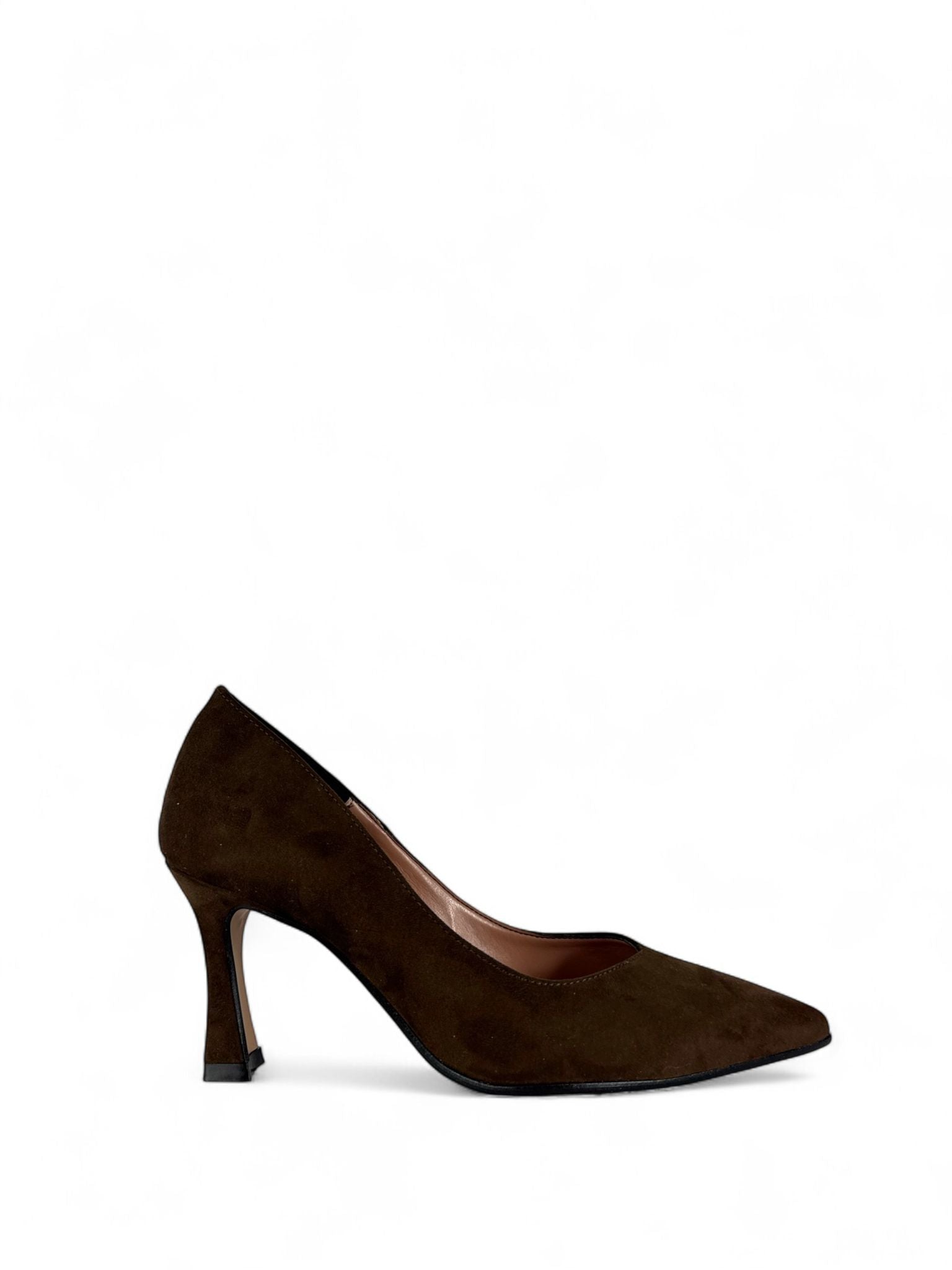 DIVINE FOLLIE Decollete donna in ecocamoscio 7cm testa di moro