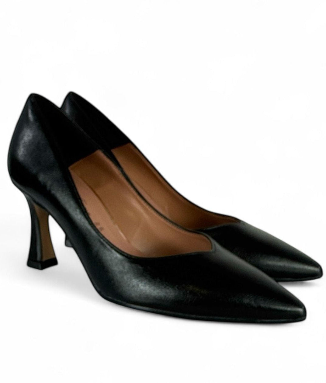 DIVINE FOLLIE Decollete donna in ecopelle 7cm nero