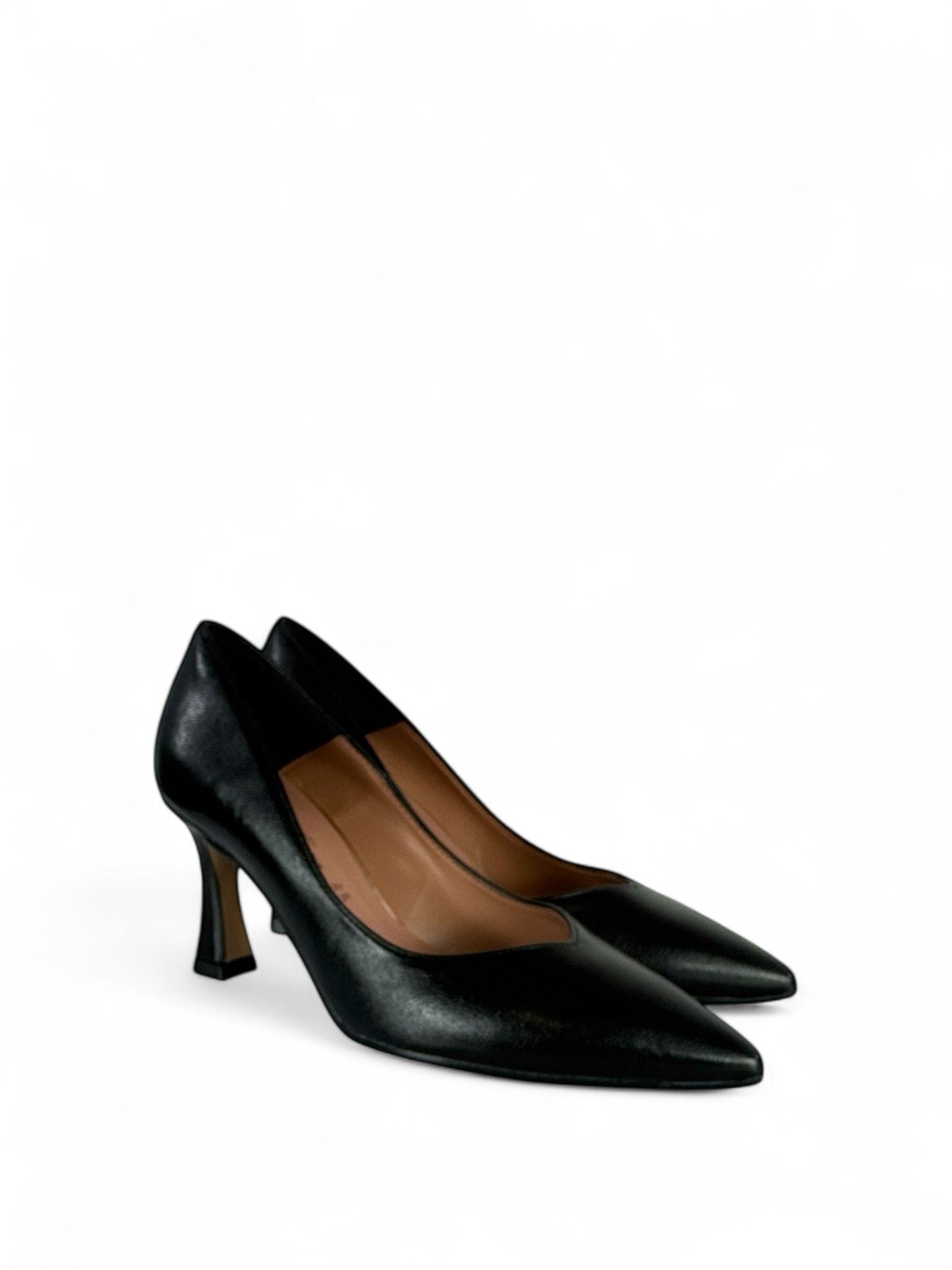 DIVINE FOLLIE Decollete donna in ecopelle 7cm nero