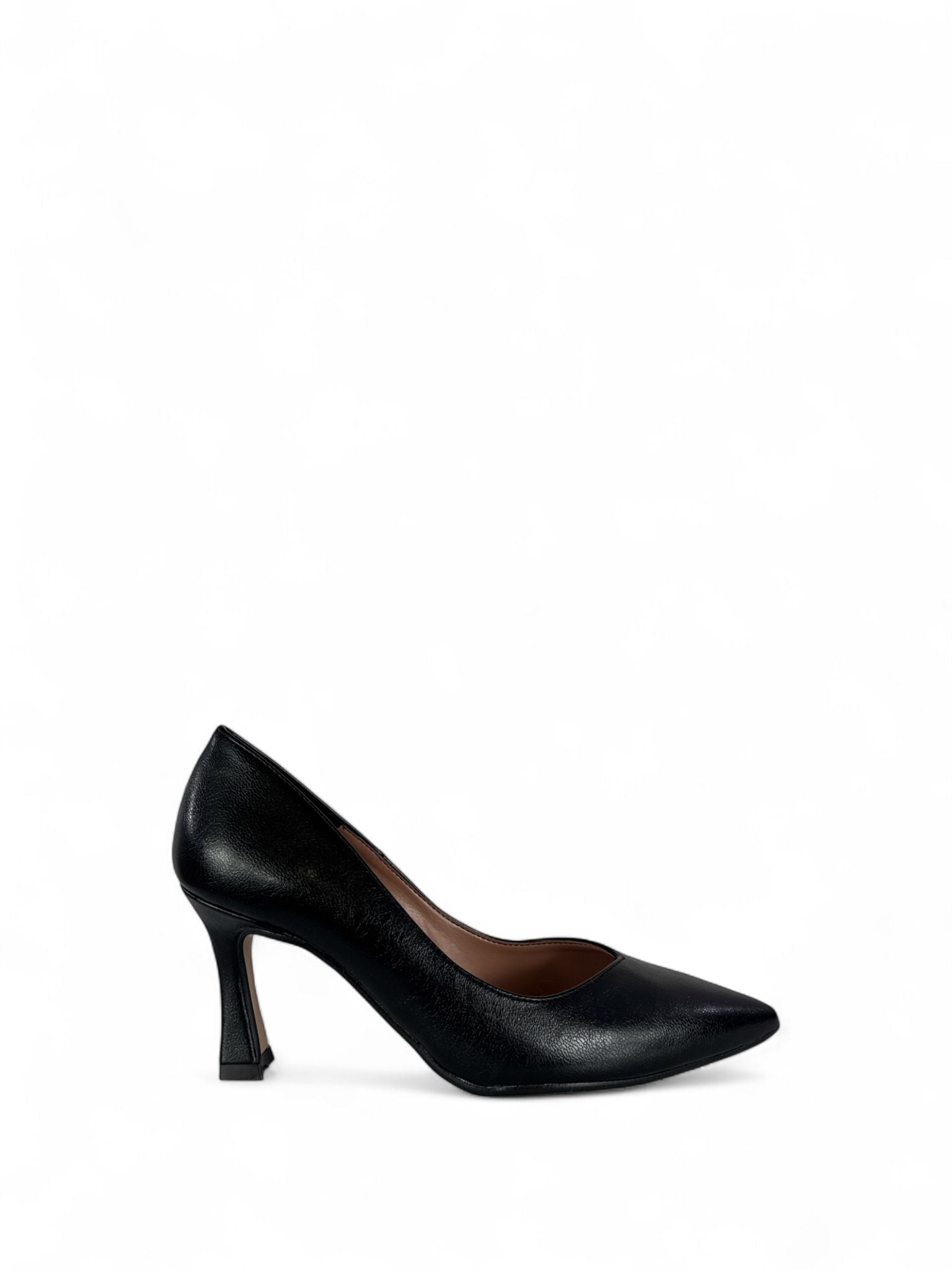 DIVINE FOLLIE Decollete donna in ecopelle 7cm nero