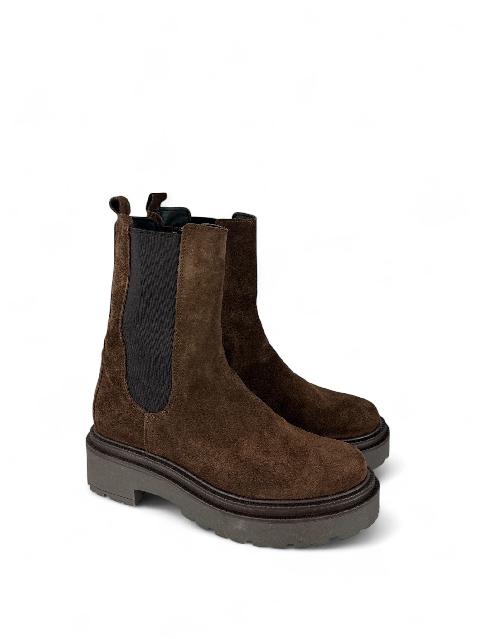 DIVINE FOLLIE Beatles donna con zip interna Crosta testa di moro