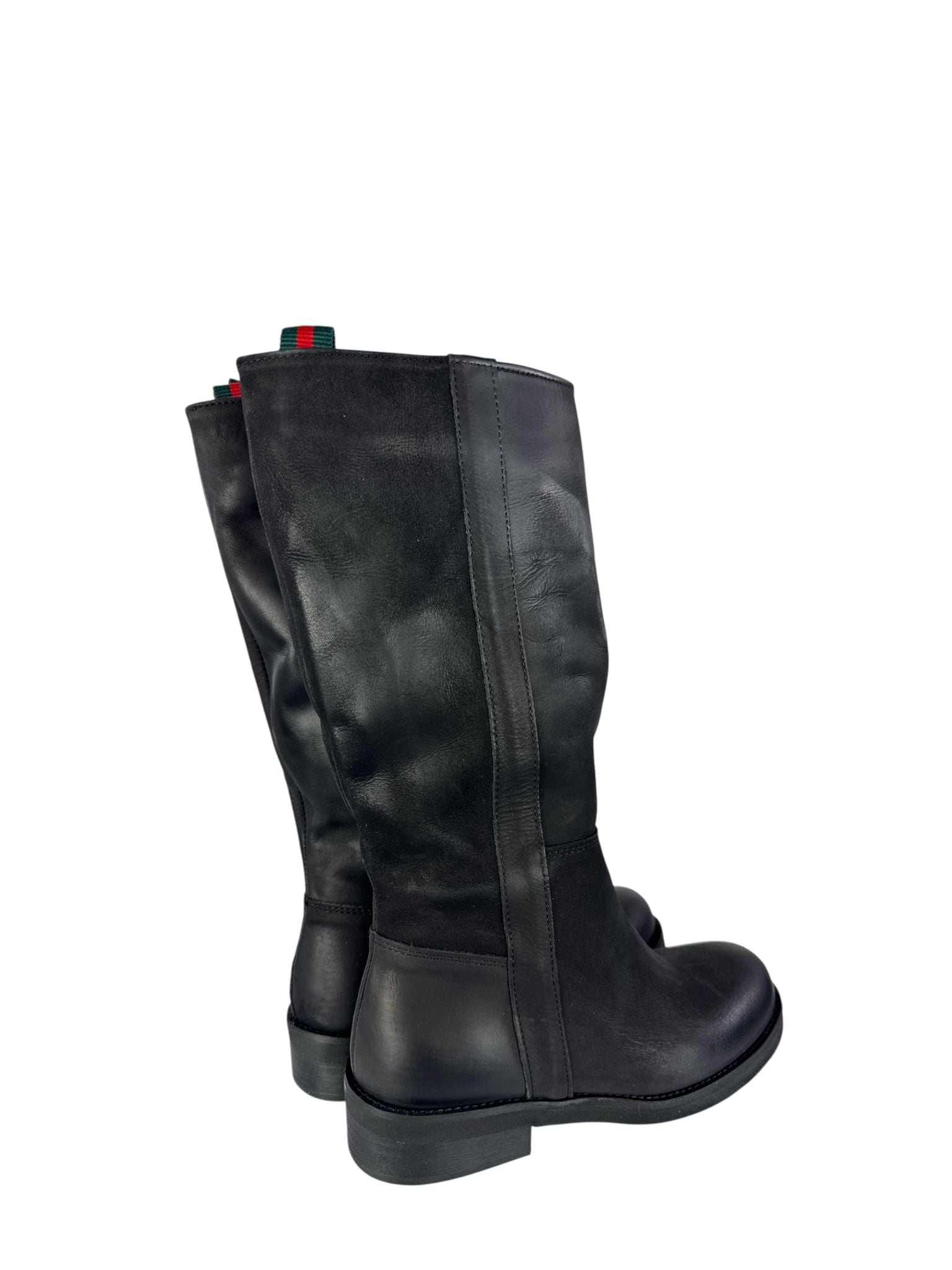 DIVINE FOLLIE Stivale donna in nabuck nero