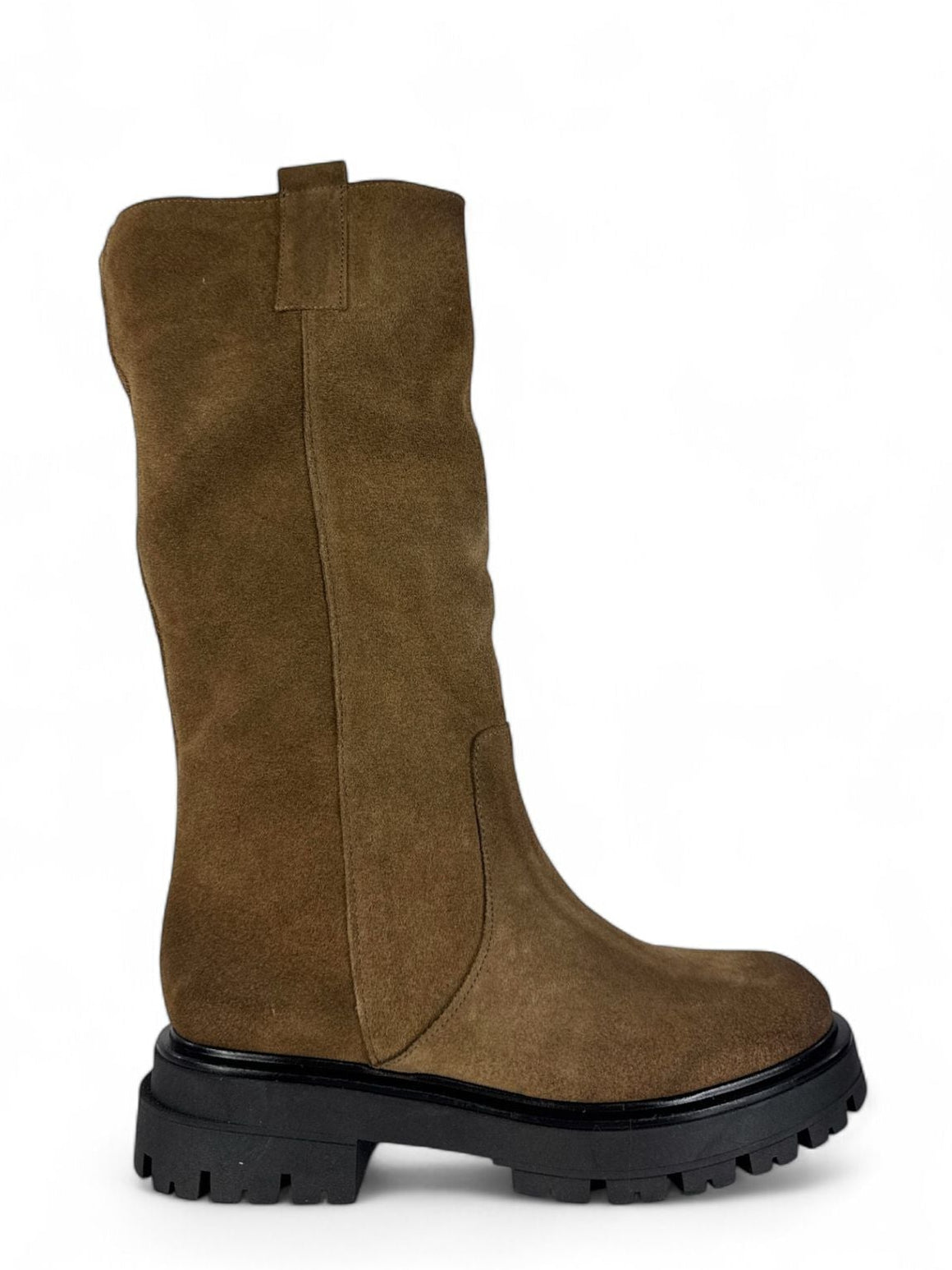 DIVINE FOLLIE Stivale donna in crosta taupe