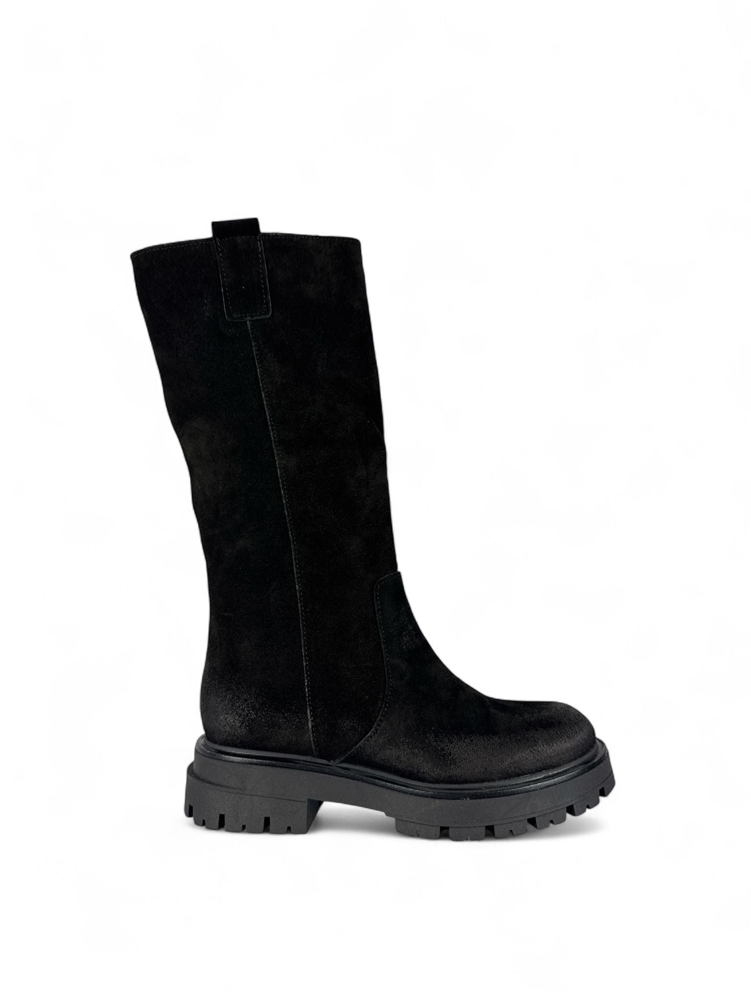DIVINE FOLLIE Stivale donna in crosta nero