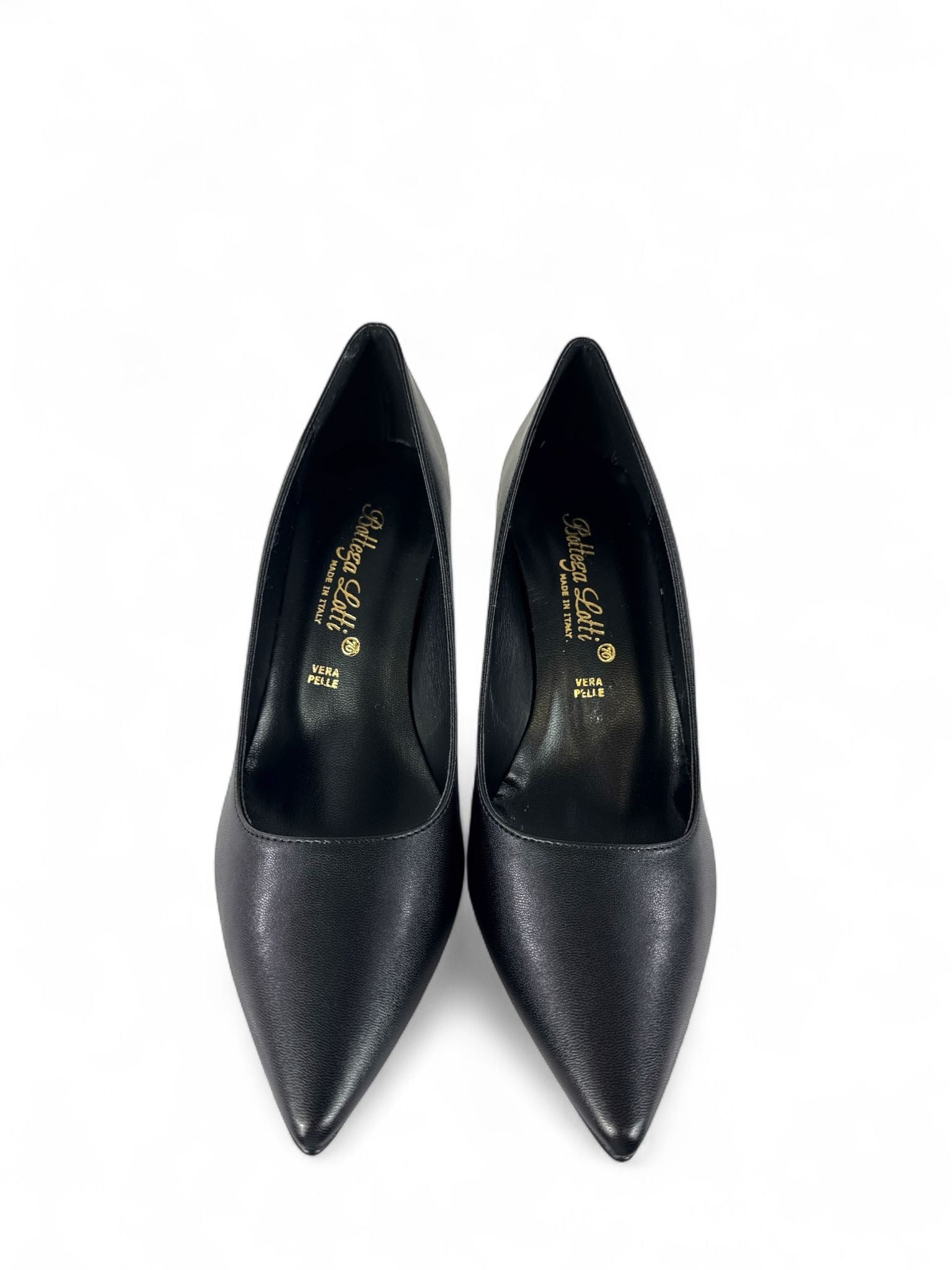 BOTTEGA LOTTI Décolleté in ecopelle 7cm nero