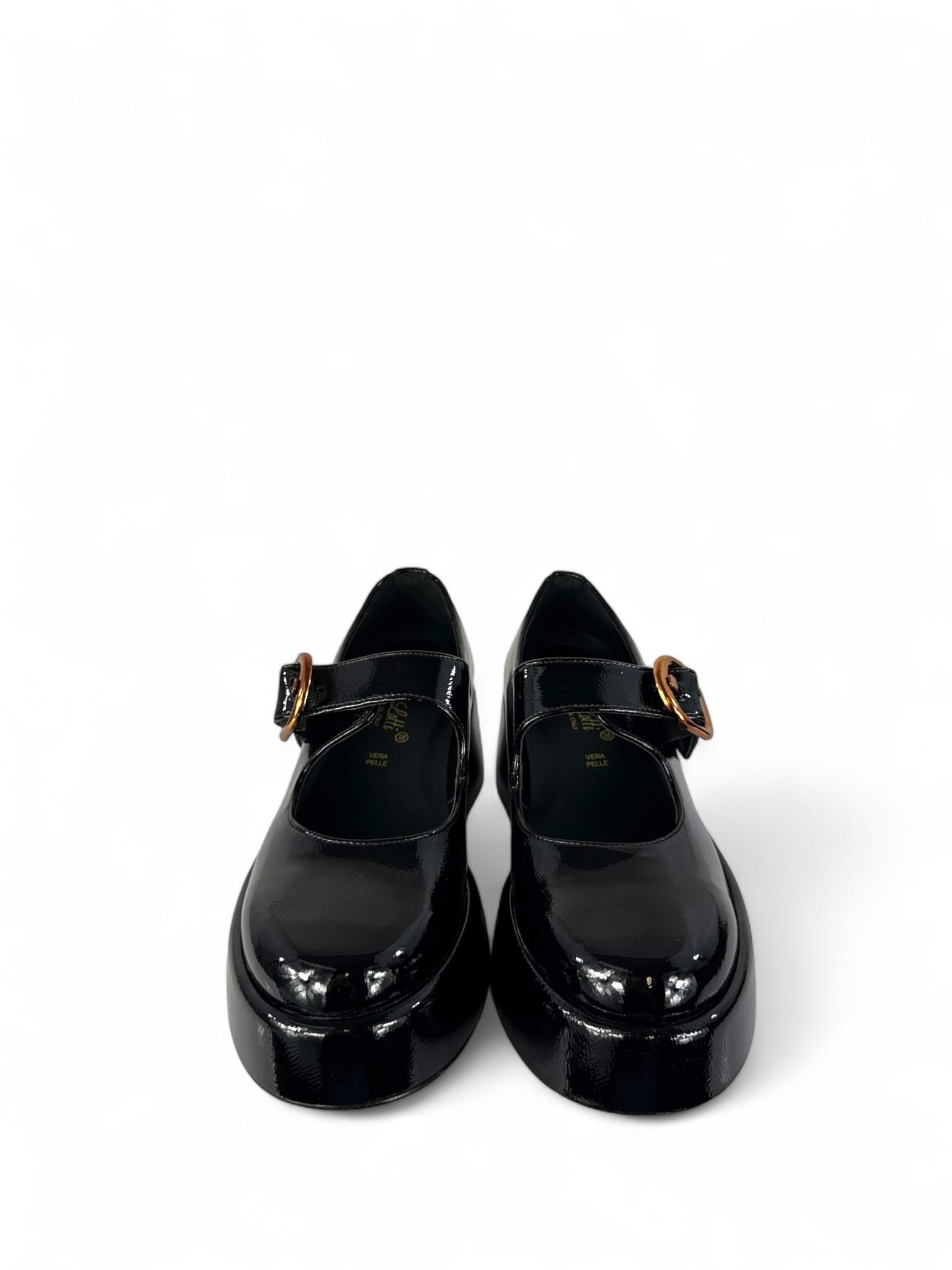 BOTTEGA LOTTI Scarpa donna modello may jane in ecopelle NERO