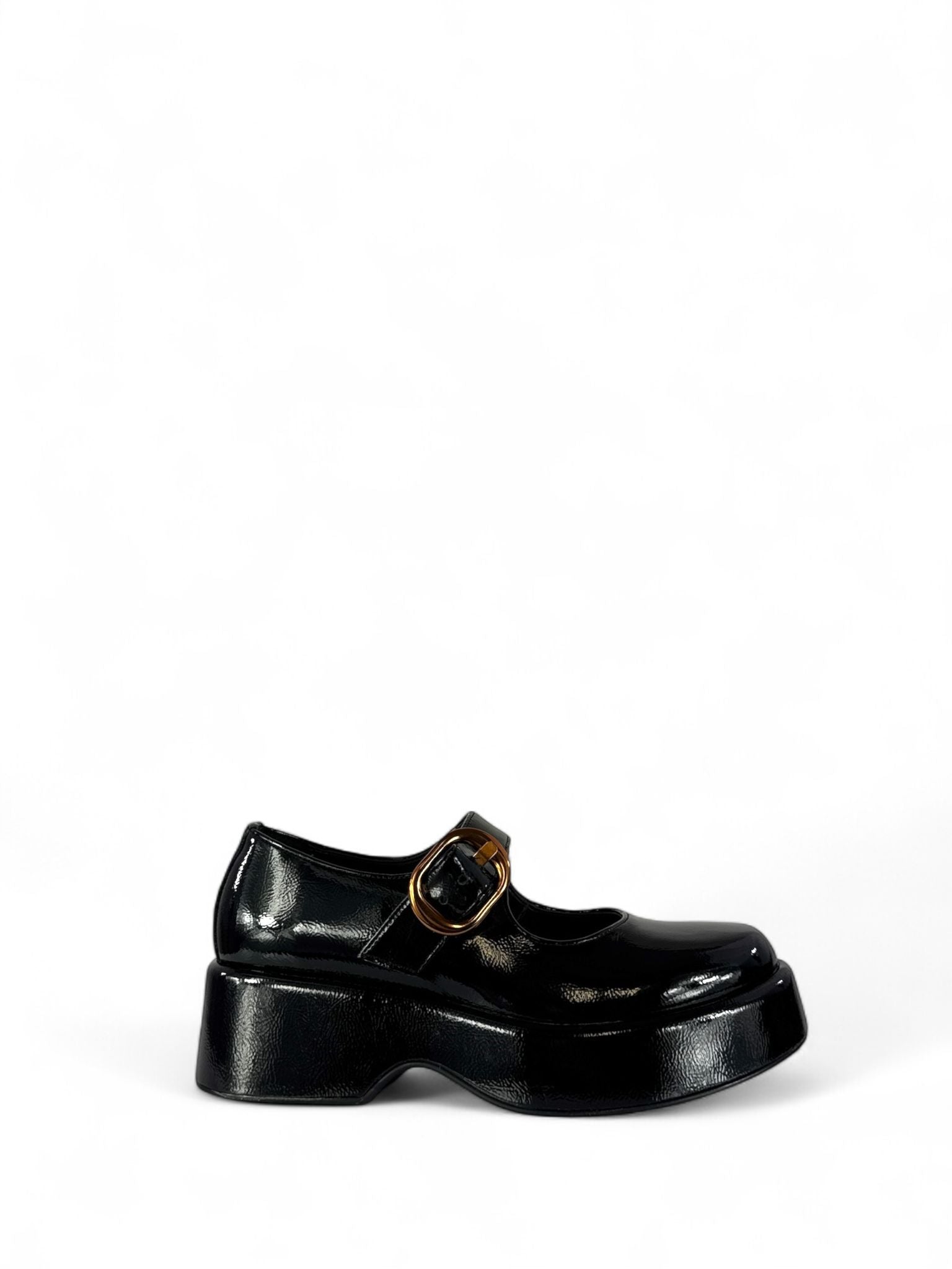 BOTTEGA LOTTI Scarpa donna modello may jane in ecopelle NERO