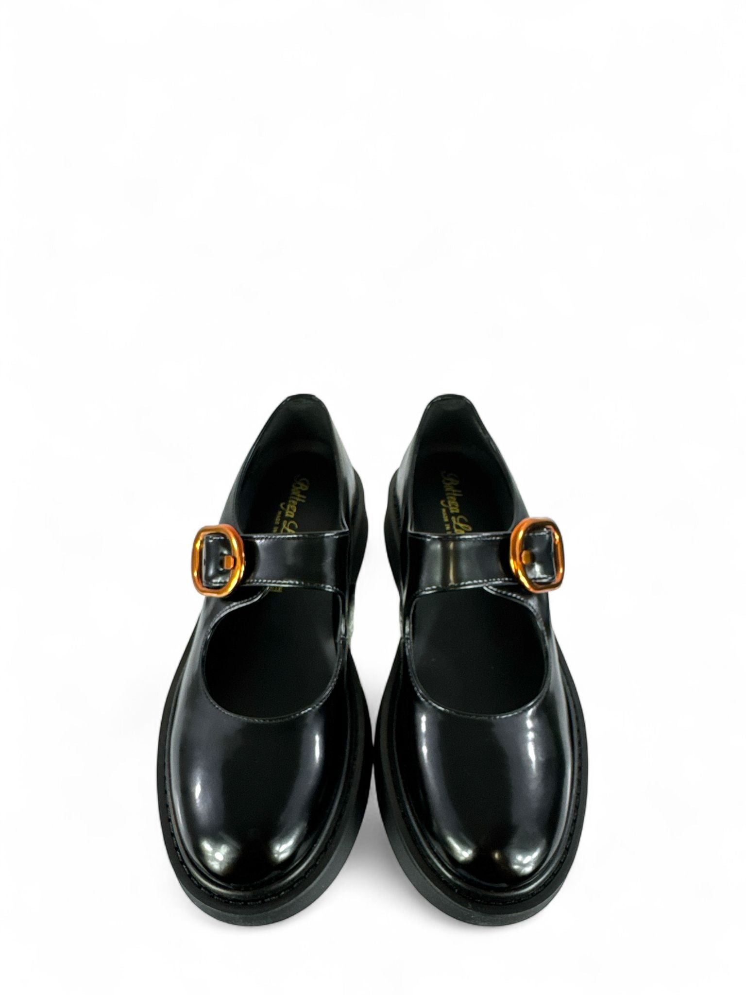 BOTTEGA LOTTI Scarpa donna modello mary jane in ecopelle lucida nero