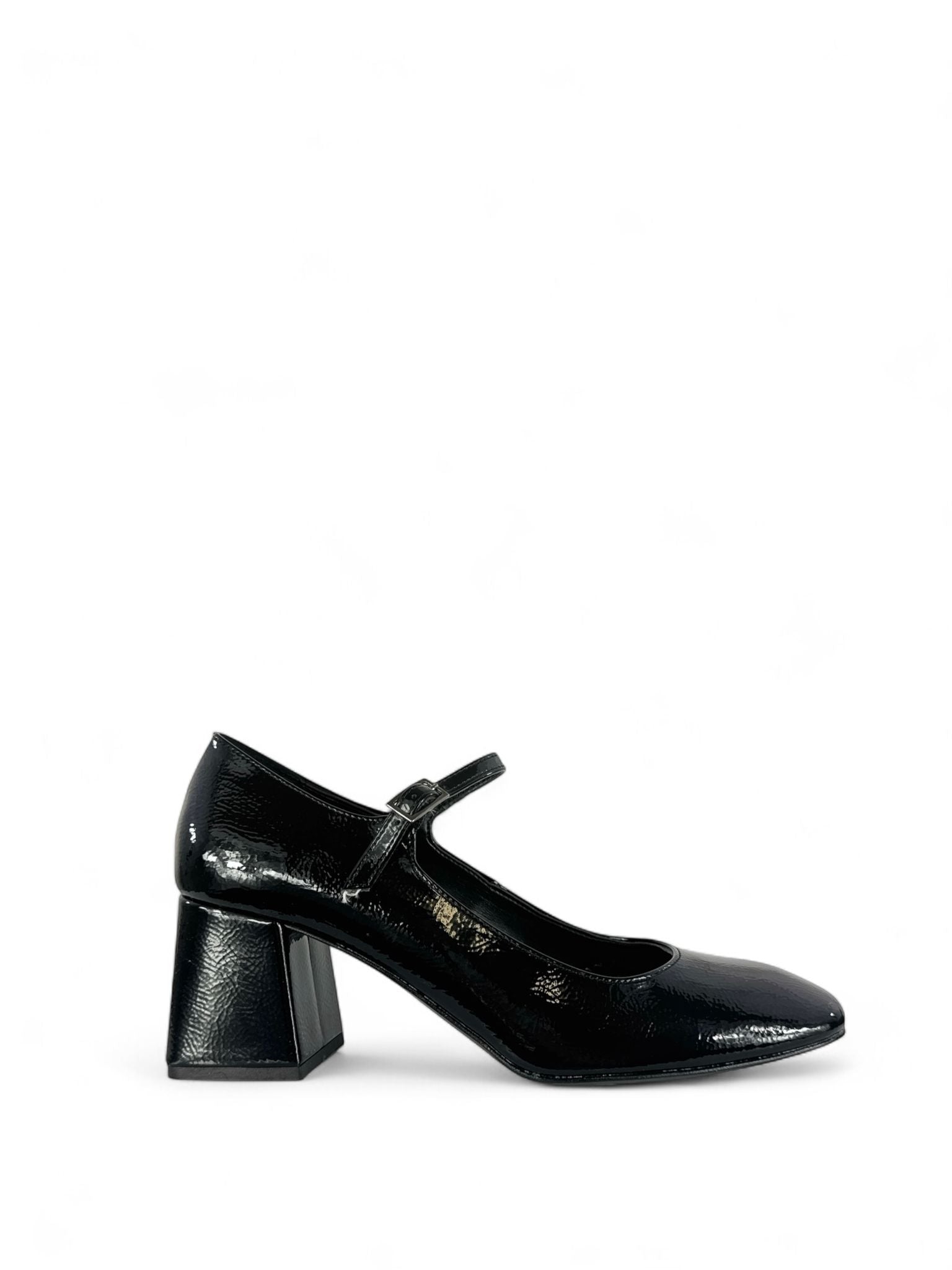 BOTTEGA LOTTI Scarpa modello mary jane in ecopelle 6cm nero