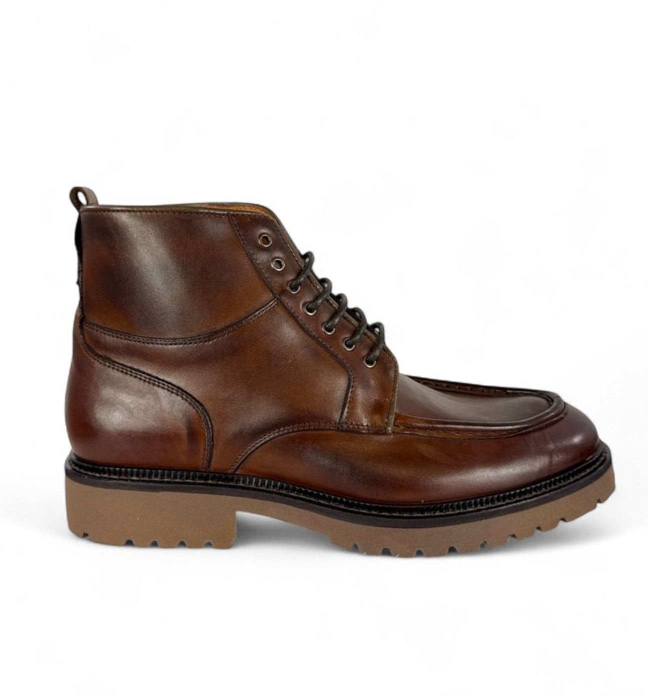 EXTON STIVALETTI MARRONI MODELLO INGEGNERE